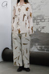 Archivio J.M.Ribot Natural dyed trousers PA30/W/EP